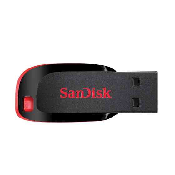 Флеш-накопичувач SanDisk USB 2.0 Cruzer Blade 64Gb Black/Red Київ