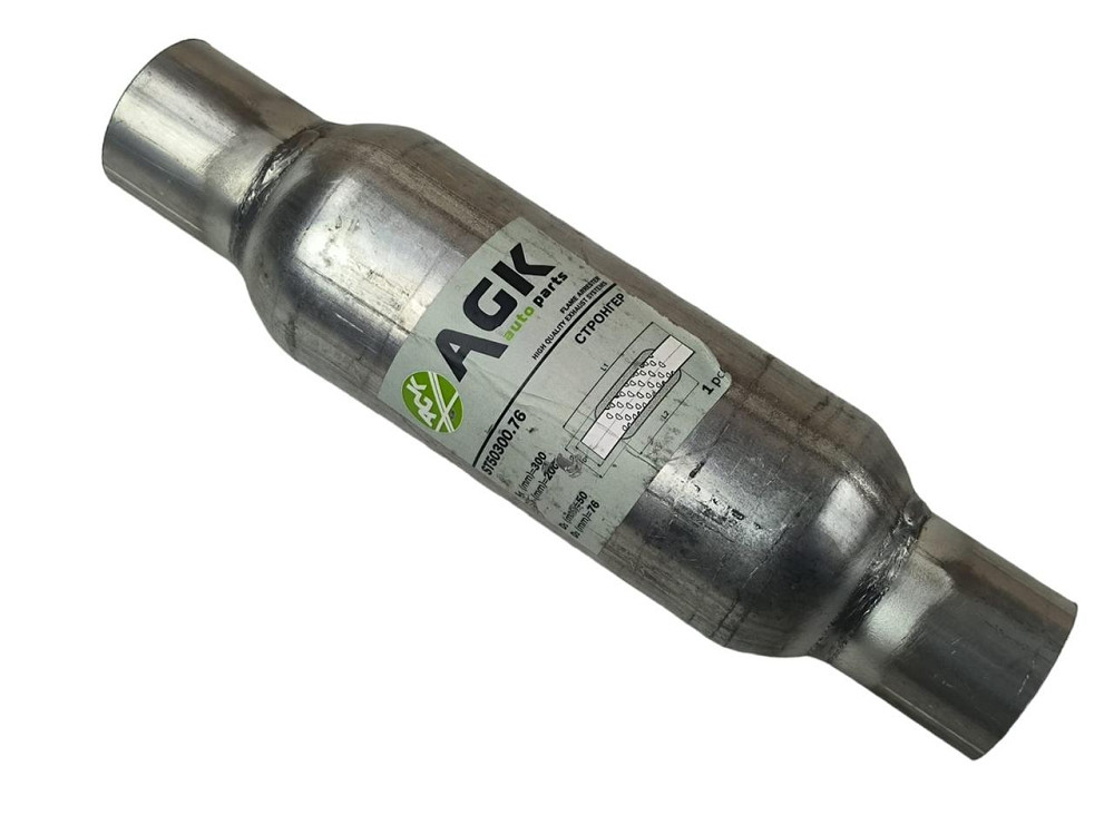 Стронгер вместо катализатора, резонатора) 50х300 AGK (вставка Мукачево - изображение 1