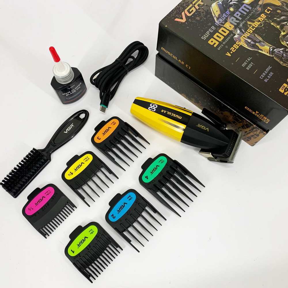 Профессиональная аккумуляторная машинка Аккумулятор, Машинка для стрижки аккумуляторная с насадками SB-83 Львов - изображение 6