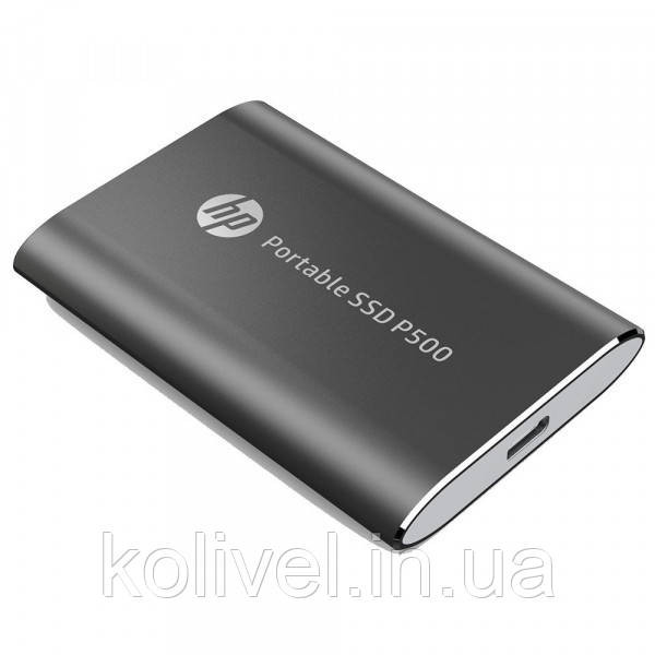 SSD external, USB 3.1 Gen2 Type-C 250Gb, HP P500, TLC, Black, чорний, Retail (7NL52AA) Київ - фото 2