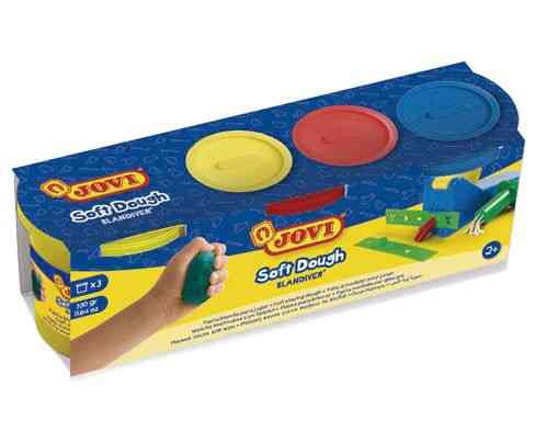 Тісто-паста для ліплення Jovi Blandiver 3 кольори по 110г (403) Киев