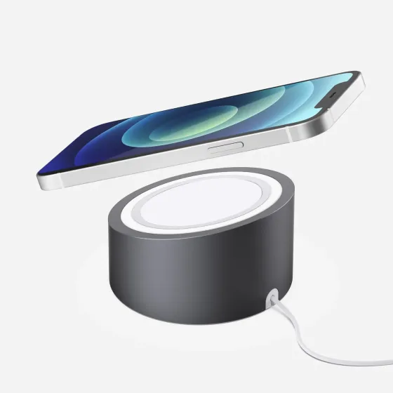 Підставка-тримач STOUCHI для зарядного пристрою Apple MagSafe, алюмінієва настільна підставка для iPhone 12/13/14/15, срібляста Київ
