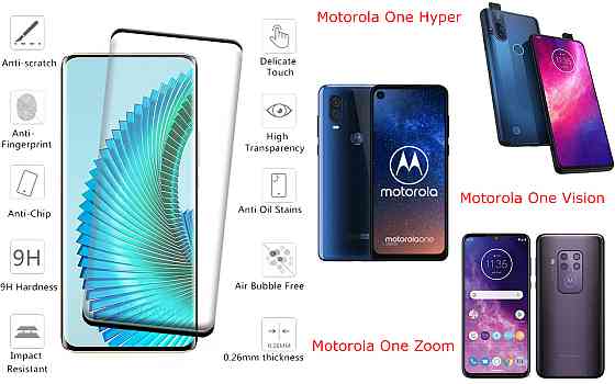 Захисне скло HyperGlass Pro для Motorola One Hyper, One Vision, One Zoom – максимальна чутливість та захист Київ