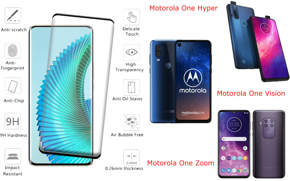 Захисне скло HyperGlass Pro для Motorola One Hyper, One Vision, One Zoom – максимальна чутливість та захист Київ - фото 2
