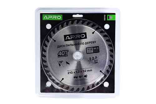 Диск пиляльний для дерева 210х32 (30) х 40Т APRO Рівне