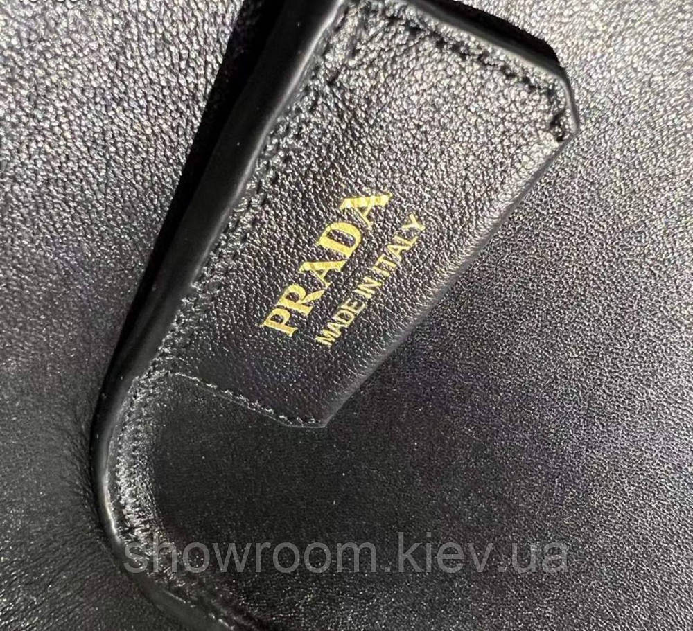Жіноча брендова шкіряна сумочка Pr0822 чорна Київ - фото 4