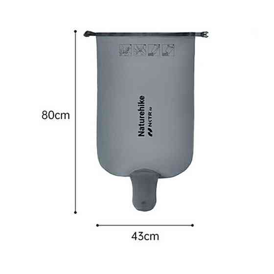 Мішок надувний універсальний для надувних матраців Naturehike, CNK2450PJ013, сірий Ровно