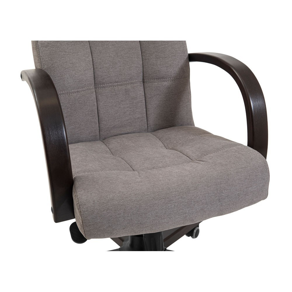 Офисное Кресло Руководителя Virginia М1 Tilt Wood Misty Серый Киев - изображение 6