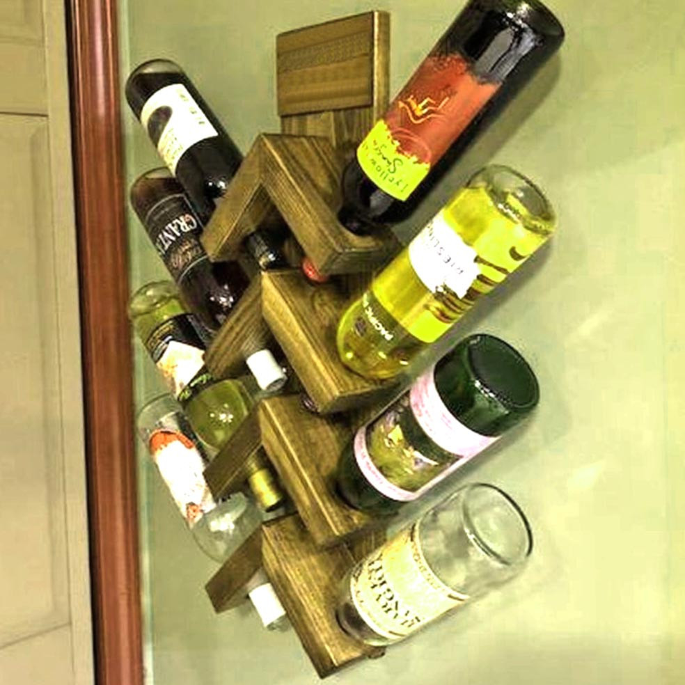 Настінна винна полиця "Діналіто 8" мускат Миколаїв - фото 1