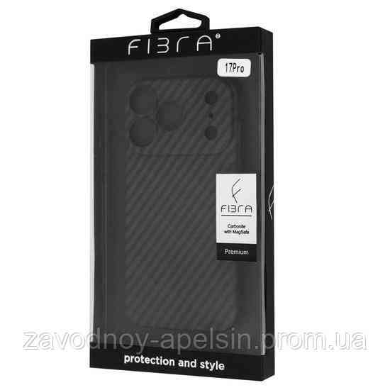 Iphone 17 Pro Ультратонкий чехол Карбон (черный) Одесса
