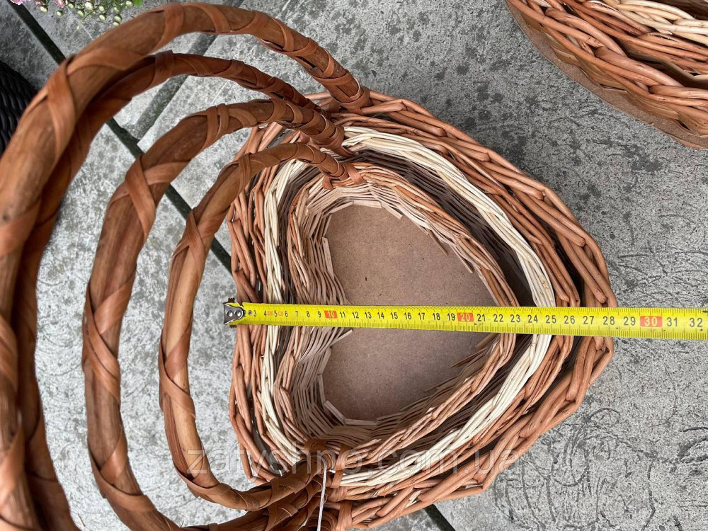 Набор корзинок в виде сердца 4 шт Киев - изображение 6