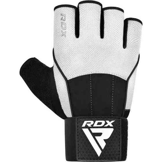 Перчатки для фітнесу RDX W3 WHITE WITH EVA PADDING-M Кам'янське