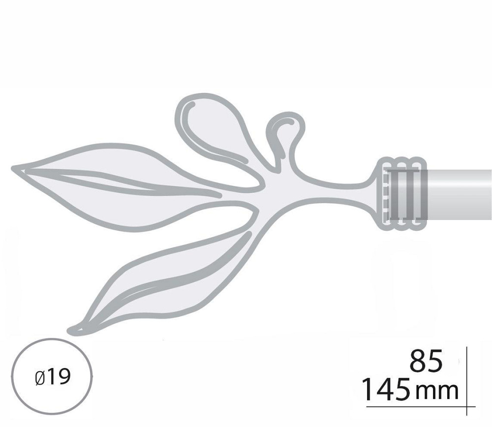 Закінчення для карнизу Orvit БАВАРО 19 мм МІДЬ Львів - фото 2