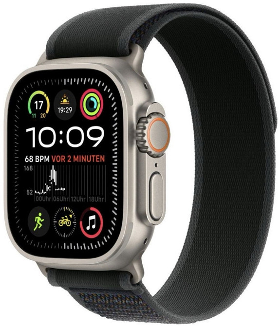 Apple Watch Ultra 2 49mm Natural Titanium with Black Trail Loop. Киев - изображение 3
