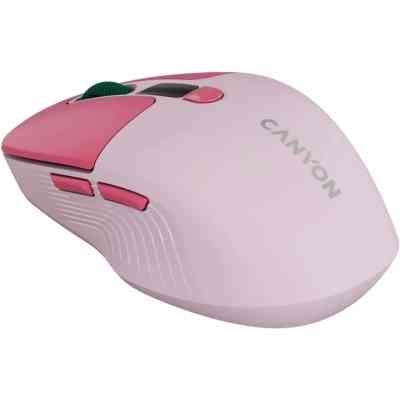 Мишка Canyon MW-26 LCD Silent Wireless/Bluetooth Pink (CNS-CMSW26P) Вінниця