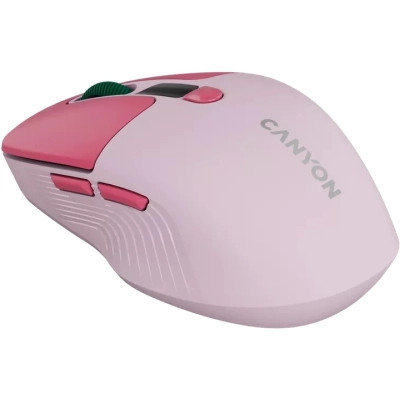 Мышка Canyon MW-26 LCD Silent Wireless/Bluetooth Pink (CNS-CMSW26P) Винница - изображение 4