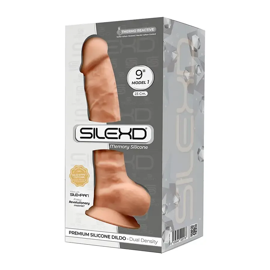 Фалоімітатор SilexD Tomas Flesh (MODEL 1 size 9in), двошаровий, силікон + Silexpan, діаметр 4,9см Львов - изображение 2