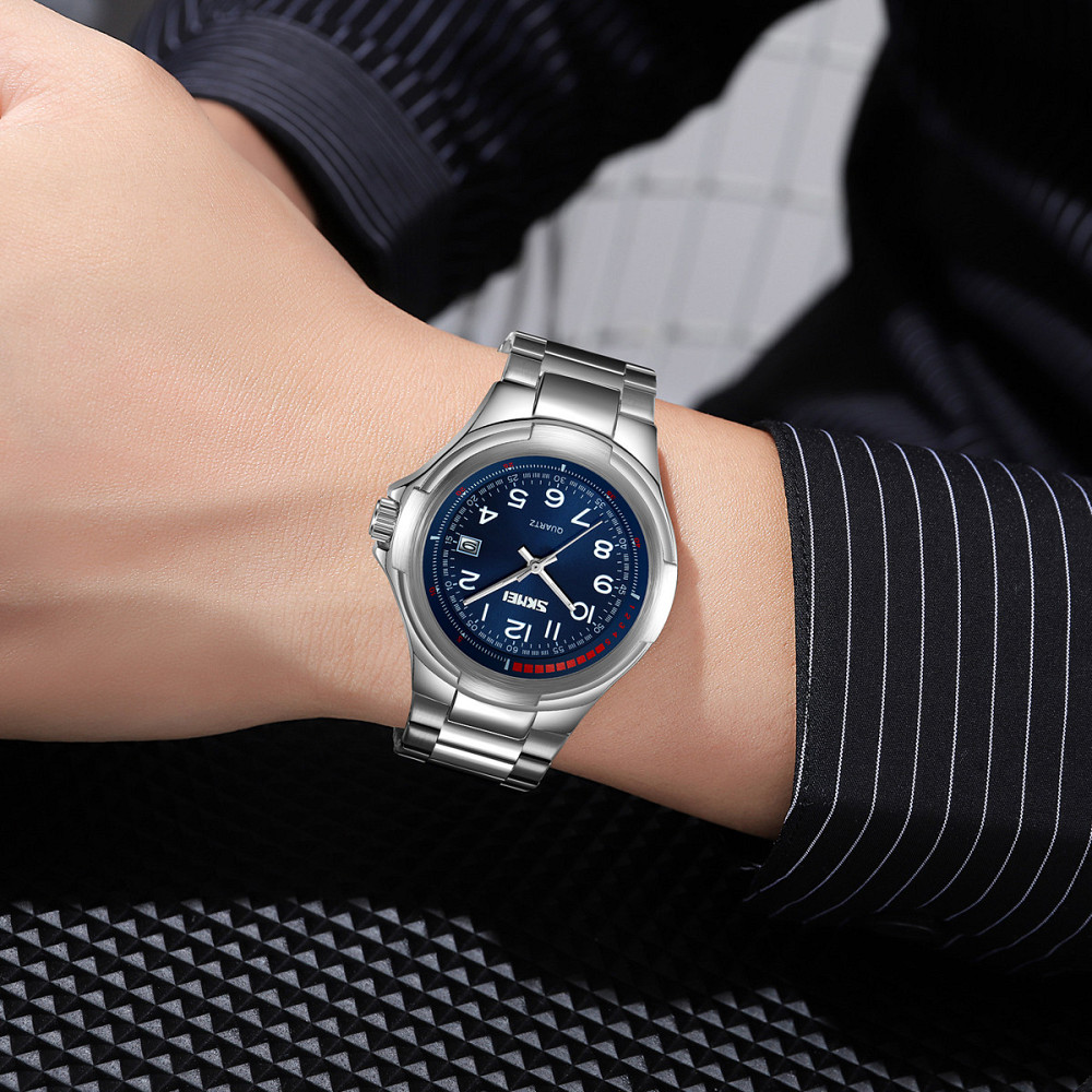 Skmei 9320SIBU Silver-Blue Київ - фото 3