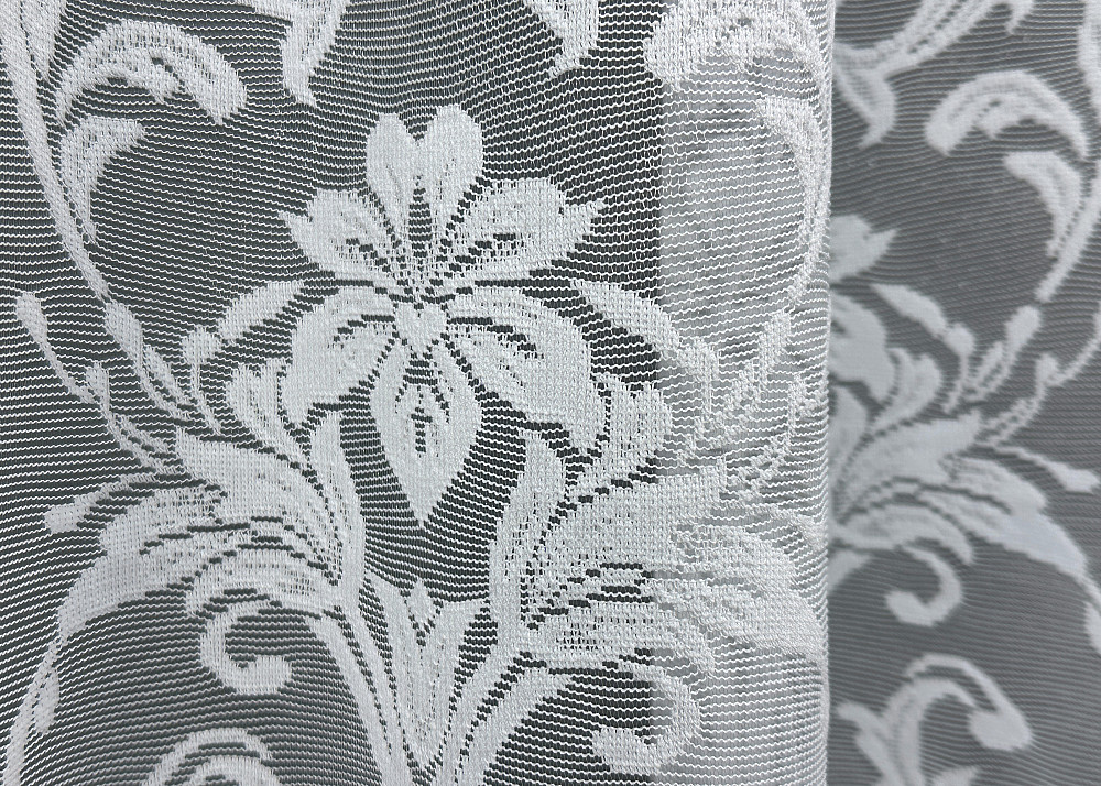 Тюль VR-Textil 1202т Преміум Жакард Білий 400х270 см (42-1206) Київ - фото 6
