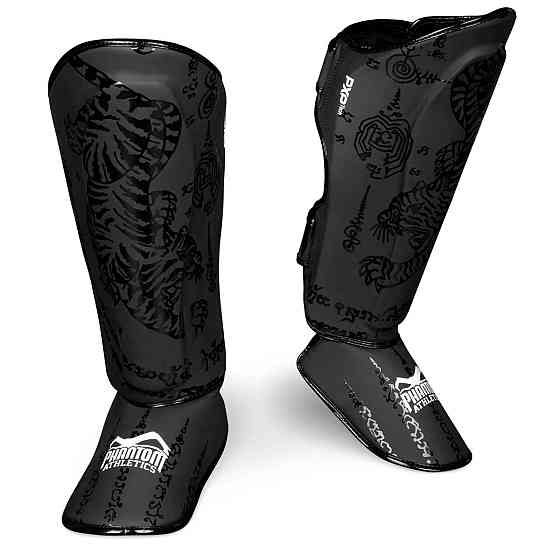 Захист гомілки та стопи Phantom Muay Thai Black L/XL Кам'янське