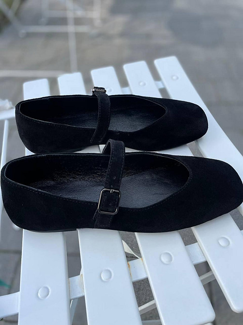 VIFEST Балетки жіночі VIFEST 136 чорні (весна-осінь, замша натуральна) (5909) Коломия - фото 7