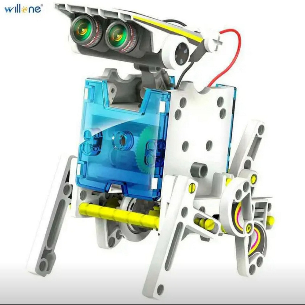 Конструктор робот SunKid Robotics Educational Solar Robot 14 в 1 на солнечной батарее - STEM конструктор абор робототехники Киев - изображение 3