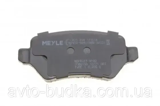 Гальмівні колодки задні на Opel Combo C Meyle 0252341715/W Новый Роздол
