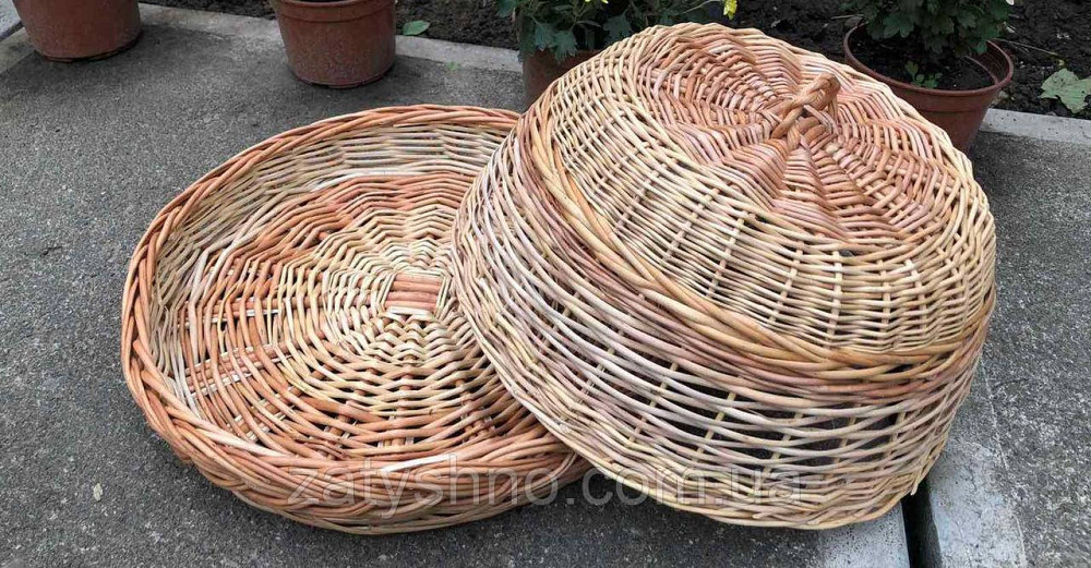 Хлебница плетеная с крышкой из лозы Киев - изображение 5