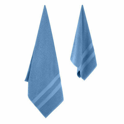 Рушник Ardesto набір махрових Splendid 50х90 см, 70х140 см, 2шт, 100% бавовна, блакитний (ART2359BL) Вінниця - фото 5