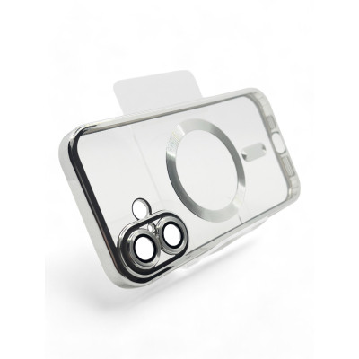Чохол до мобільного телефона BeCover TPU Chrome Case (MagSafe) для Apple iPhone 16 Plus Silver (712078) Вінниця - фото 3