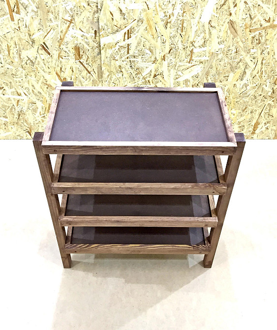 Етажерка розбірна "Честер" 4 полиці 30х60х80 капучино Миколаїв - фото 6