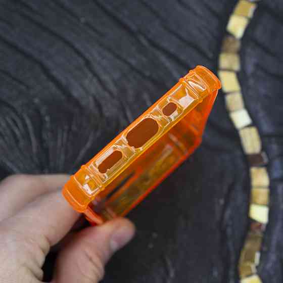 Чохол Бампер для Iphone 12Mini Orange Transparent Київ