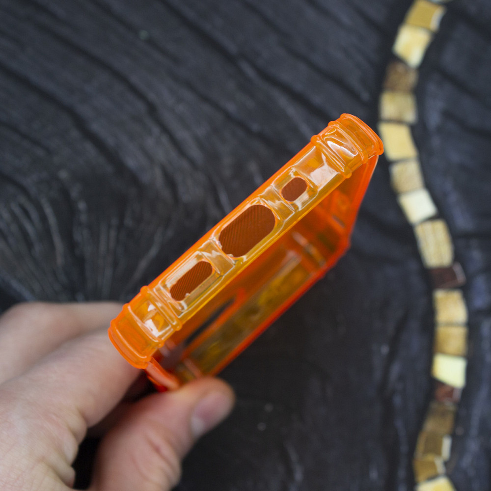 Чехол Бампер для Iphone 12Mini Orange Transparent Киев - изображение 3