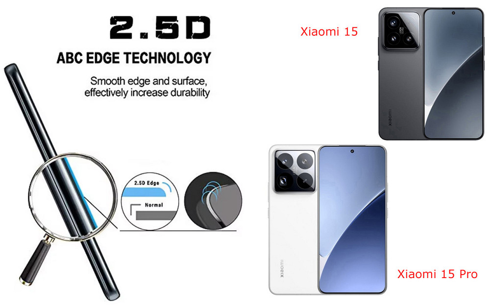 Захисне скло ArmorGlass для Xiaomi 15, Xiaomi 15 Pro – стійке до подряпин та ударів Київ - фото 2