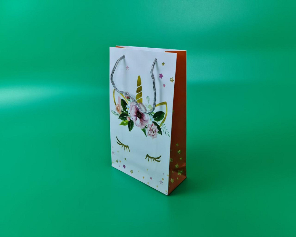 Паперовий пакет подарунковий Середній 17/26/8 (артSV-160) (12 шт.) Харків - фото 1