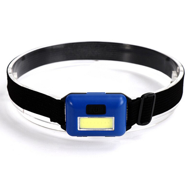 Налобний LED COB ліхтар Garden C9 (Синій) Миколаїв - фото 1