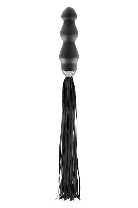 Флоггер с ручкой - анальным плагом Fetish Tentation Whip with Plug Handle Sex Aura Киев - изображение 1