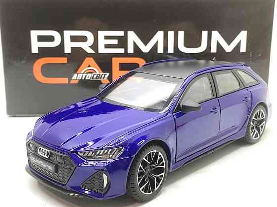 Машина Автосвіт Audi rs 6 інерційна відчиняються двері капот багажник 21см Синій (AP-2026) Чернігів
