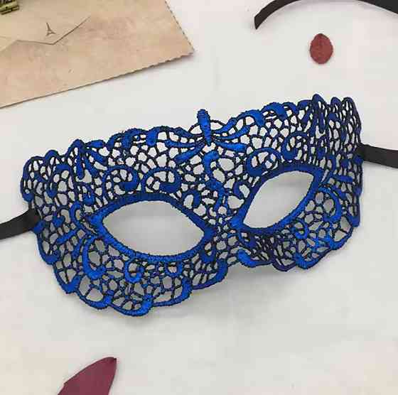 Маска для корпоративу one size синій Київ