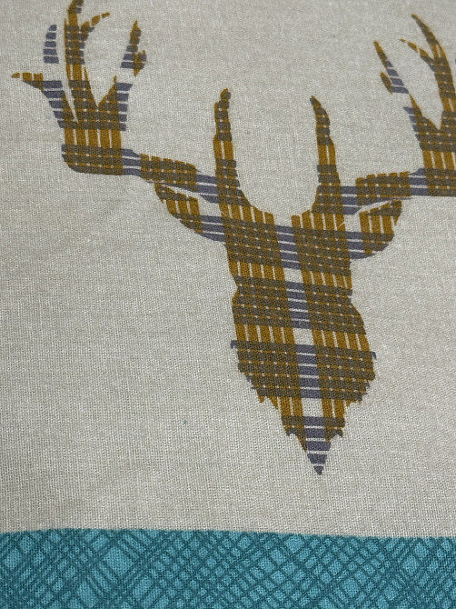 Ecotton Комплект постільної білизни Ecotton Сімейний 150х215 см зелений Олені новорічний Коломия - фото 10