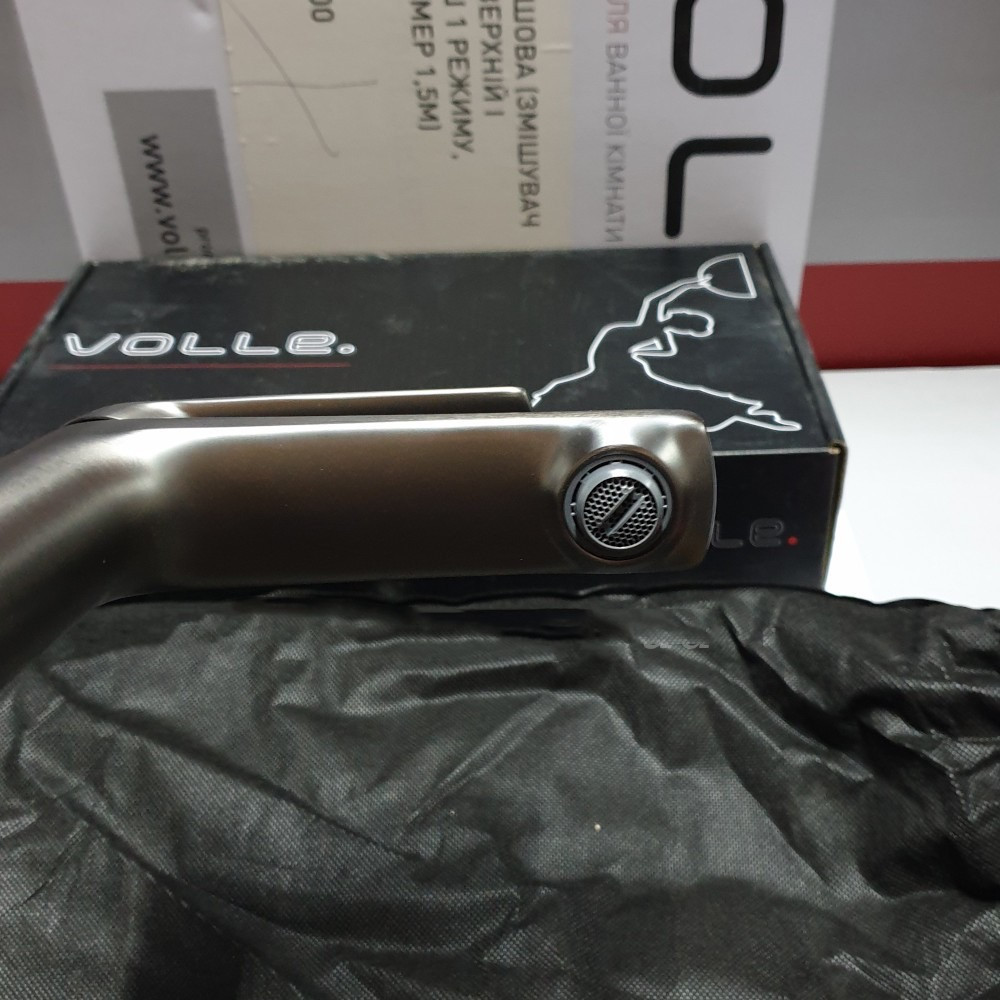 Смеситель для раковины высокий Volle CANTE pistola gris графит 1512.011305 Киев - изображение 3