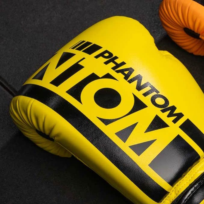Боксерские перчатки Phantom APEX Neon Yellow 14 унций (капа в подарок) Киев - изображение 5