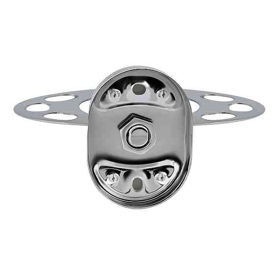 Склянка подвійна з тримачем для зубних щіток Kroner KRM Elbe - ACG2906-1 Київ