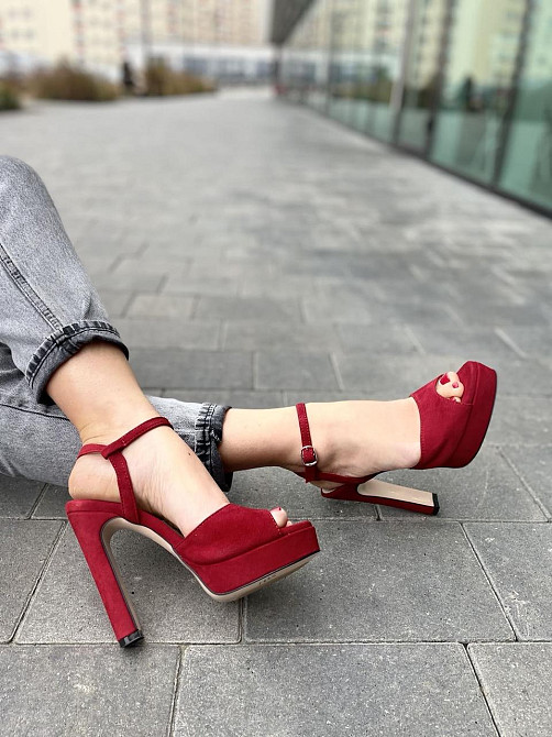 Nivelle Босоніжки жіночі NIVELLE 1825/9510-12004 червоні (літо, замша натуральна) (3718) лише 3 Коломия - фото 10