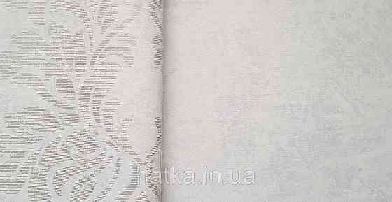 Шпалери вінілові на флізеліні Marburg Memoria 1.06х10 абстракція приглушені кольору сріблясті на світло-сірому Київ