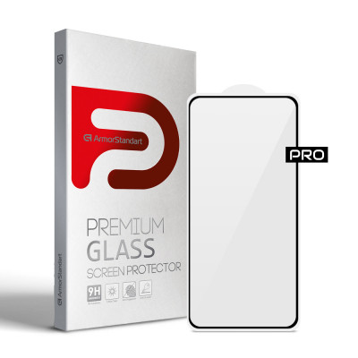 Скло захисне Armorstandart Pro Samsung S22 Black (ARM61323) Вінниця - фото 1