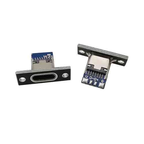 Роз’єм USB Type-C 3.1 4pin, мама, монтажний, для зарядки і живлення Київ