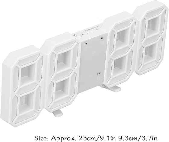Настінний цифровий LED-годинник з будильником Луцьк