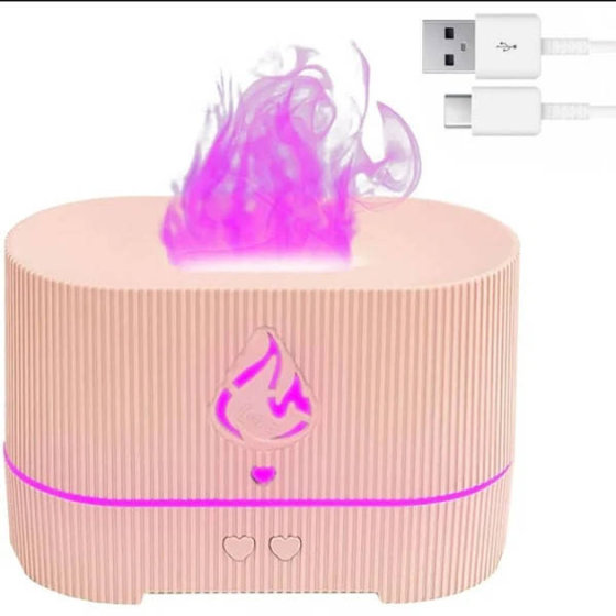 Зволожувач повітря з камінням Aroma Diffuser UV-2 FT-1923 Рожевий Вінниця