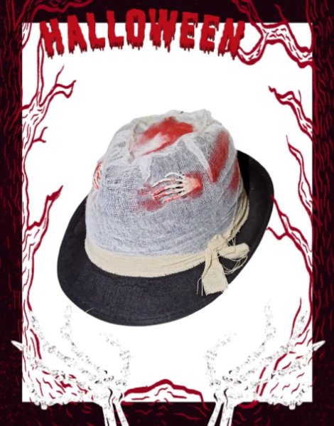 Капелюх Хелловін з бинтом one size різнобарвний Київ - фото 4